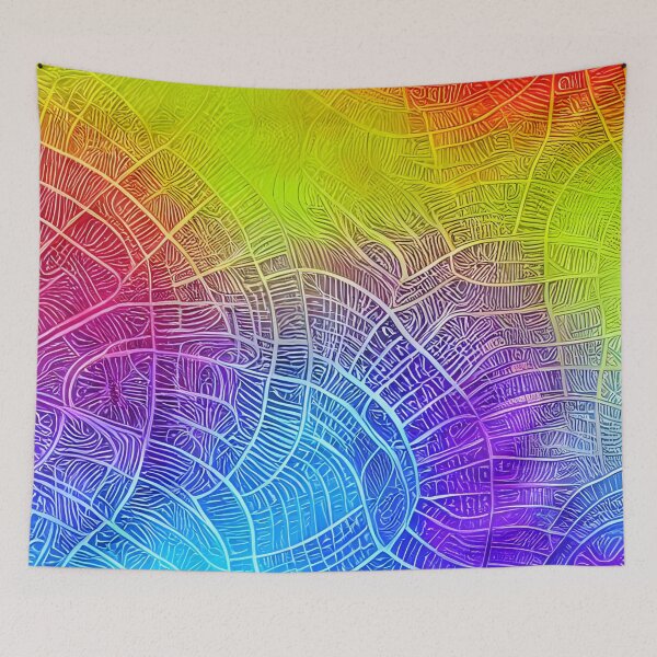 Artikelvorschau, Ein Regenbogenmuster-Design entworfen und verkauft von Paw's Arts.