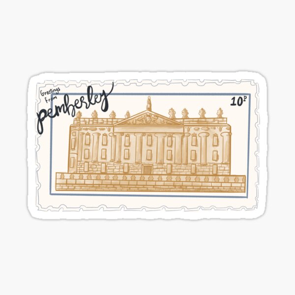 Item preview, Pemberley stamp designed and sold by thegeminitwins.