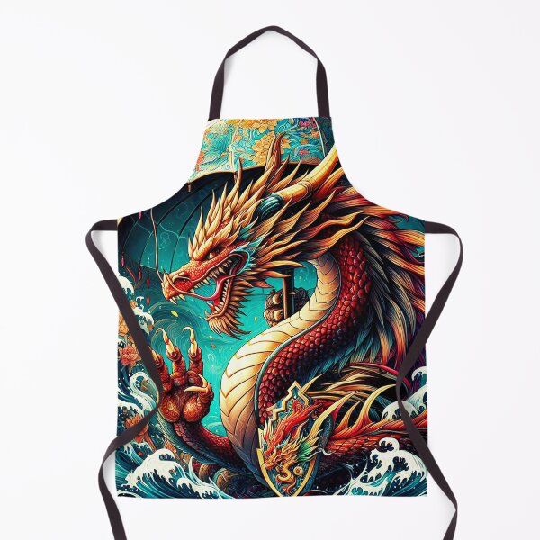 Item preview, A Majestic Water Dragon's Reign designed and sold by digitalgull.