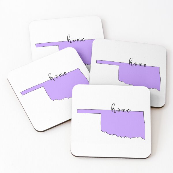 Item preview, Oklahoma Is My Home | Purple Home State Outline -  designed and sold by PurpleLoveStore.