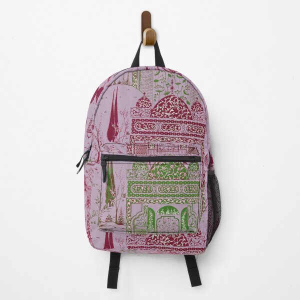 Item preview, Indian miniature inspired, deep red  designed and sold by MoisOneOffs.