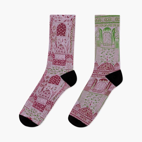 Item preview, Indian miniature inspired, deep red  designed and sold by MoisOneOffs.
