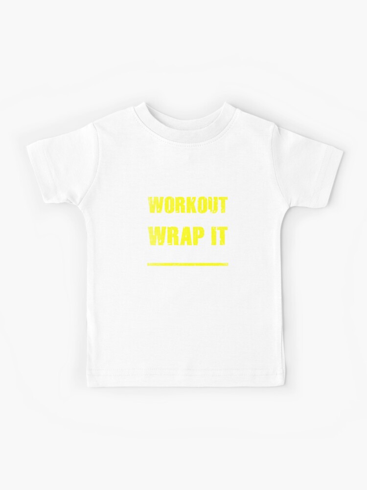 Workout Wrap IT, gym shirts, men fitness, funny exercise shirt, funny  fitness shirts, workout clothes, fitness motivational gym shirts, workout  shirt Essential T-Shirt for Sale by Kreature Look
