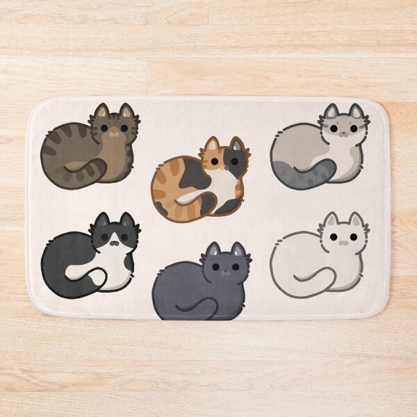 Item preview, Lots of Cute Cat Loaves designed and sold by Biszkompt.