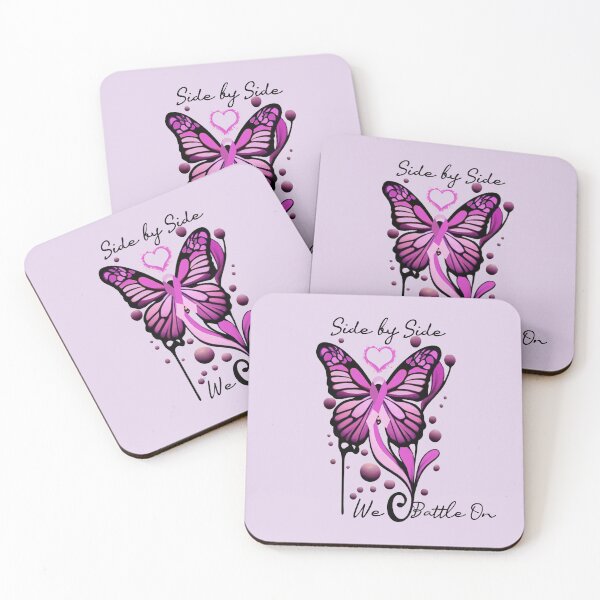 Item preview, Breast Cancer Awareness Pink Ribbon Butterfly Inspirational Quote designed and sold by tamdevo1.
