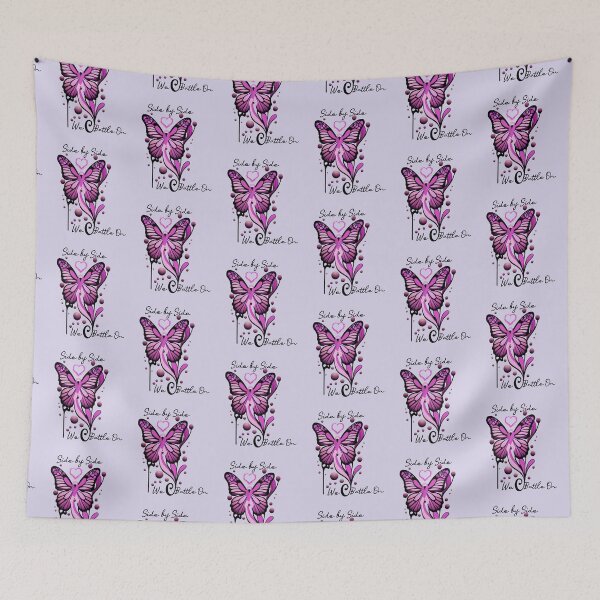 Item preview, Breast Cancer Awareness Pink Ribbon Butterfly Inspirational Quote designed and sold by tamdevo1.