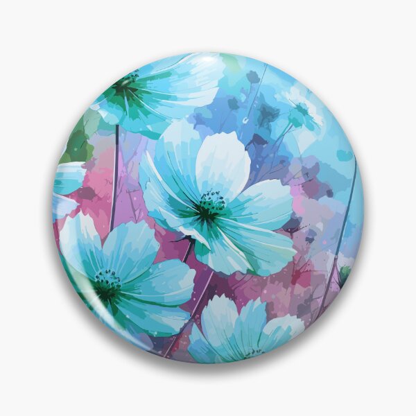Artikelvorschau, Blaue Kosmosblume entworfen und verkauft von GraphicsClub.