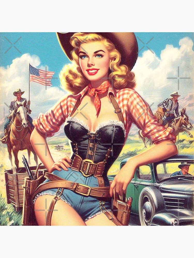 Vintage selling Cow Girl