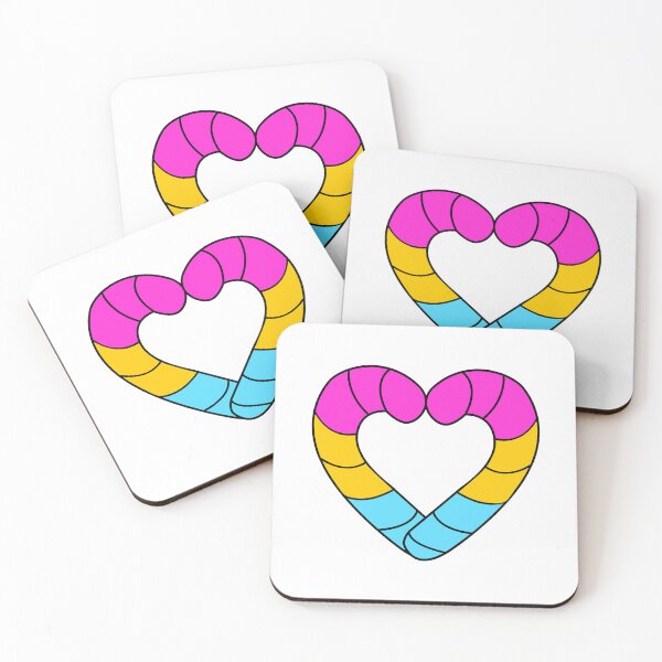 Item preview, Pansexual Pride Candy Cane designed and sold by HarveyHandcraftsandDesigns.