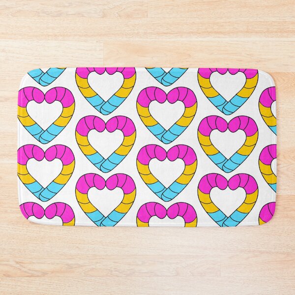 Item preview, Pansexual Pride Candy Cane designed and sold by HarveyHandcraftsandDesigns.