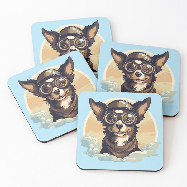 Item preview, Aviation love: Chihuahua dog as a brave pilot designed and sold by coserkan.