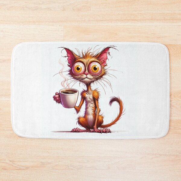 Item preview, Jittery Coffee Cat - NEED COFFEE NOW! designed and sold by digital-savant.