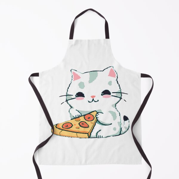 Item preview, Retro Pixel Cat eating Pizza designed and sold by matdiazl.