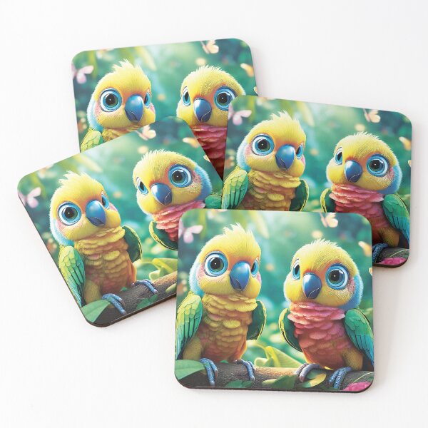 Item preview,  cute parrots designed and sold by viper2605.