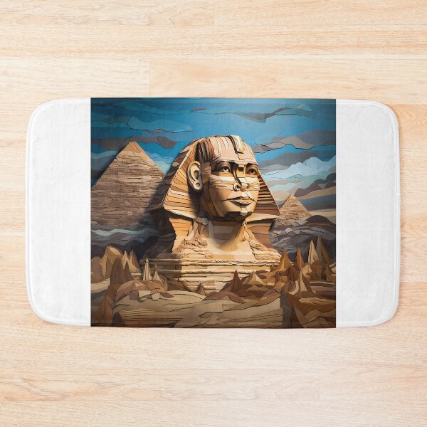 Item preview, Great Sphinx of Giza Torn Paper Art designed and sold by codestealth.