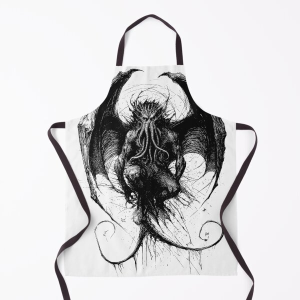 Item preview, Lovecraft Demon Sketch in black ink designed and sold by LastHighwayTees.