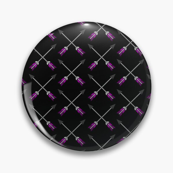 Item preview, Pattern of Crossed Asexual Arrows designed and sold by AroAxel.