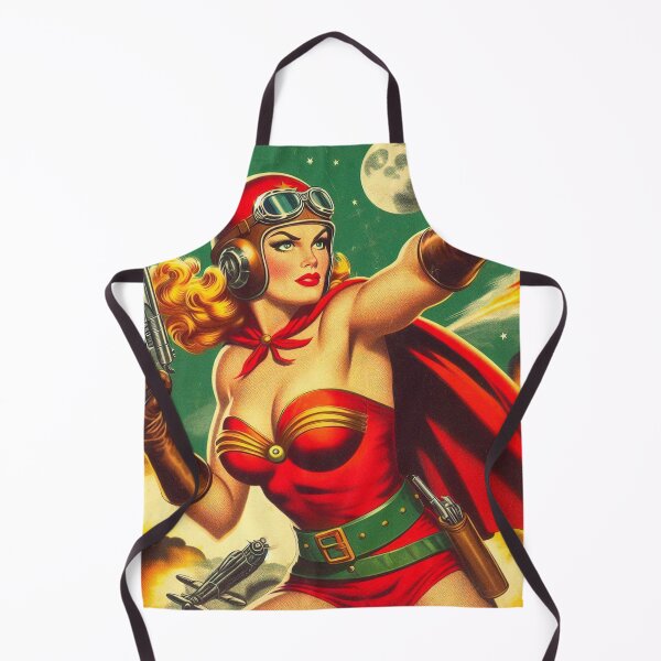 Item preview, Retro Warrior Girl designed and sold by PulpVintage.
