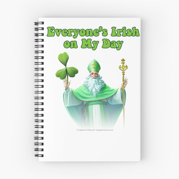 Item preview, Everyone's IRISH On My Day - Saint-like Image designed and sold by The Imagination Source™.