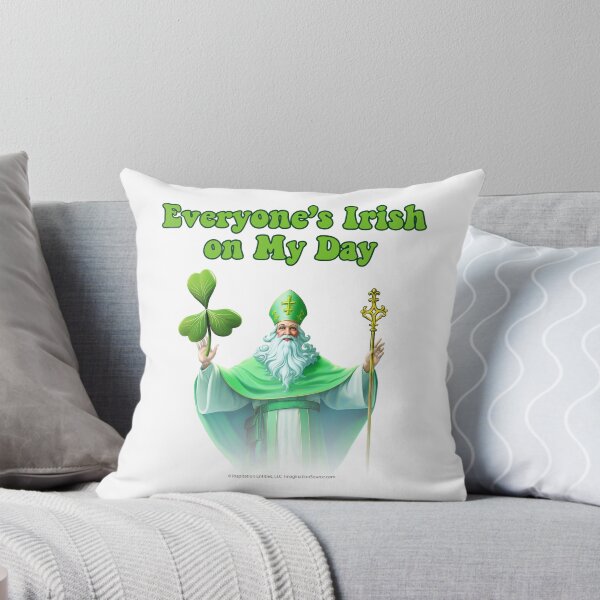 Item preview, Everyone's IRISH On My Day - Saint-like Image designed and sold by The Imagination Source™.