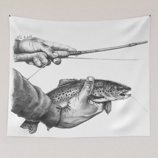 Item preview, Flyfishing Art designed and sold by mikeworthen.