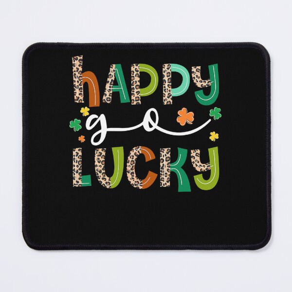 Item preview, Happy Go Lucky St Patricks Day Leopard Lucky Clover Shamrock designed and sold by BalladOfZeus.