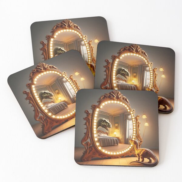 Item preview, Reflections with a Dinosaur designed and sold by AI-Only Creations.