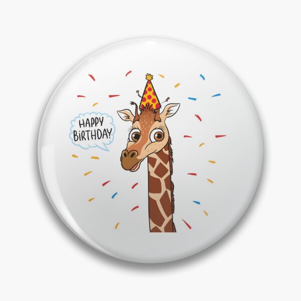 Item preview, Giraffe - Happy birthday! designed and sold by r105.