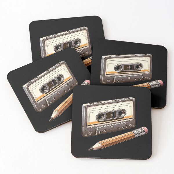 Item preview, Vintage cassette tape and pencil designed and sold by MEMES-GER.