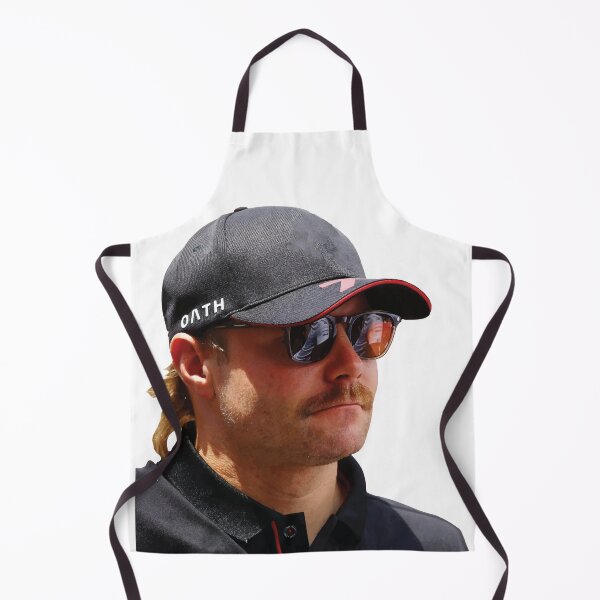 Item preview, Valtteri Bottas F1 Driver with Casual Black clothes Alfa F1 Team Zhou Guanyu Teammate designed and sold by FormulaGTee1.