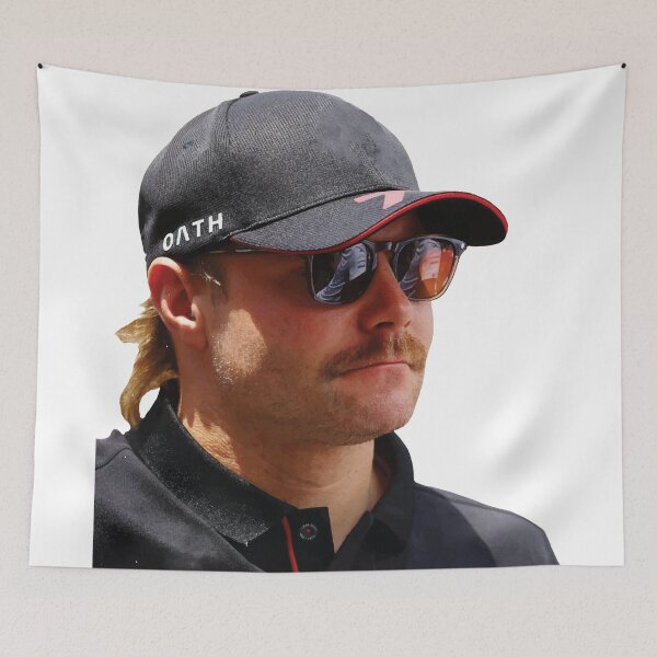 Item preview, Valtteri Bottas F1 Driver with Casual Black clothes Alfa F1 Team Zhou Guanyu Teammate designed and sold by FormulaGTee1.