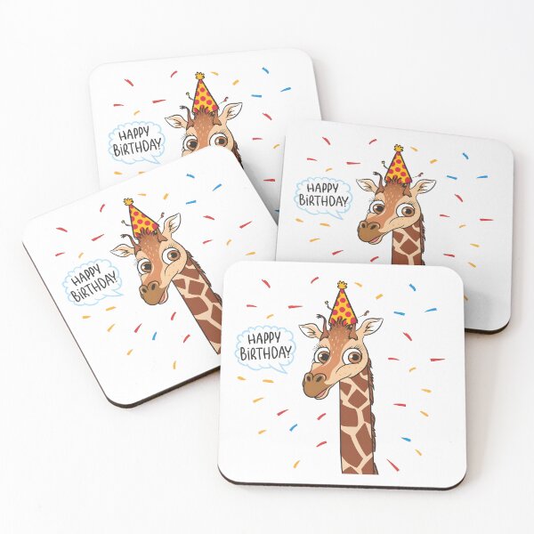 Item preview, Giraffe - Happy birthday! designed and sold by r105.