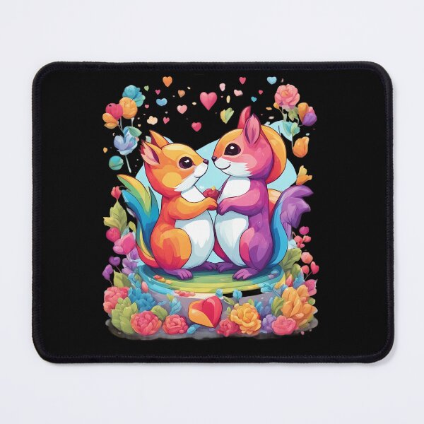 Item preview, Kawaii Squirrel in Love designed and sold by macadolie.