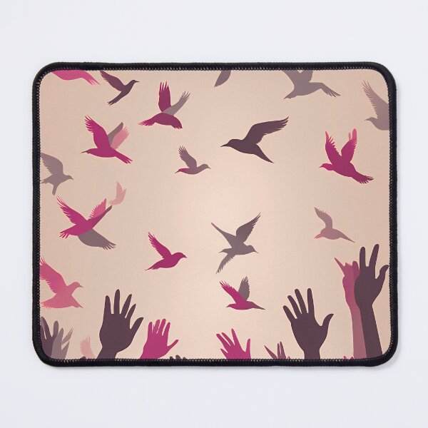 Item preview, birds and hands designed and sold by WATERDUST.