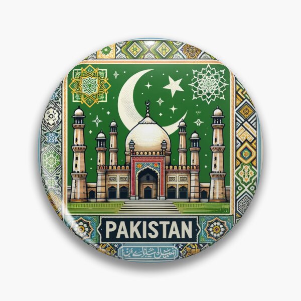 Item preview, Pakistan's Badshahi Mosque/Masjid Lahore Stamp designed and sold by theOneWhoDraws.