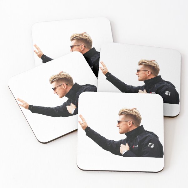 Item preview, Nico Hulkenberg F1 Driver Waving F1 Team Kevin Magnussen Teammate designed and sold by FormulaGTee1.