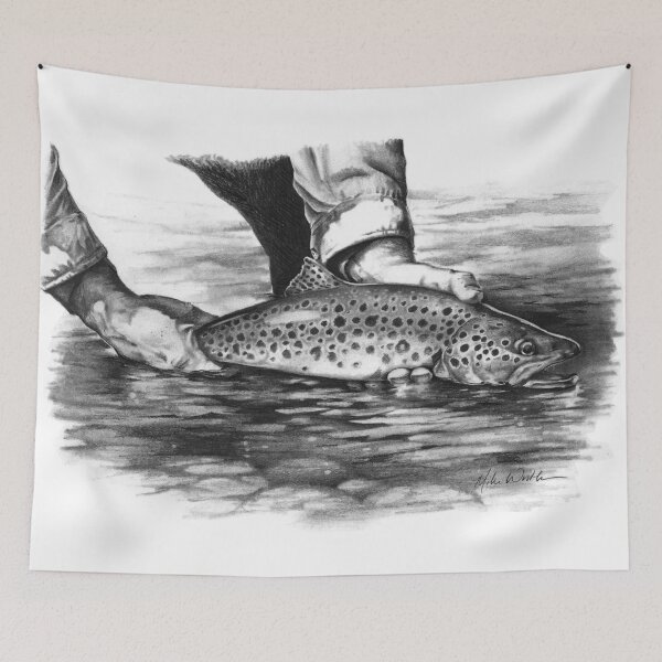 Item preview, Flyfishing Art designed and sold by mikeworthen.