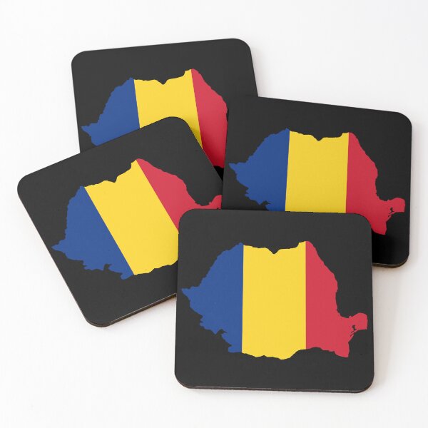 Item preview, Flag Map of Romania designed and sold by feether-store.
