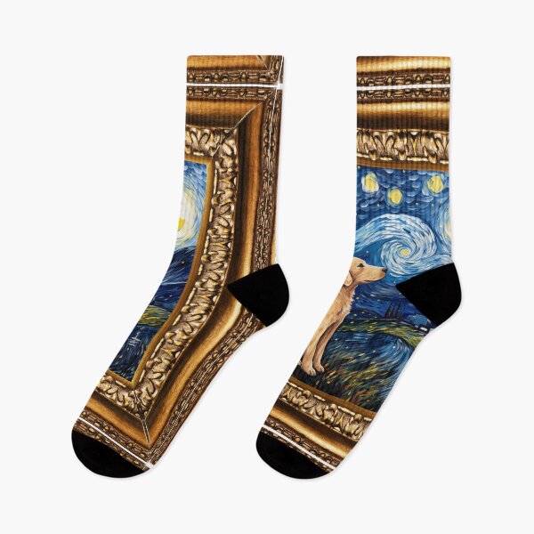 Item preview, Van gogh Starry Night Golden Retriever designed and sold by Vangoholic.