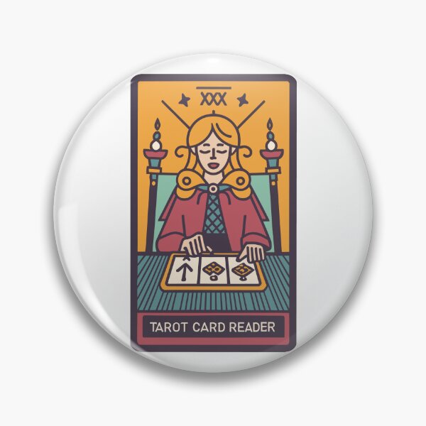 Item preview, Professional Tarot Card Reader Card Illustration designed and sold by EmeraldeaArt.