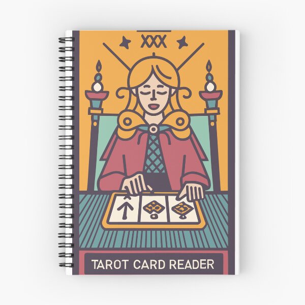 Item preview, Professional Tarot Card Reader Card Illustration designed and sold by EmeraldeaArt.