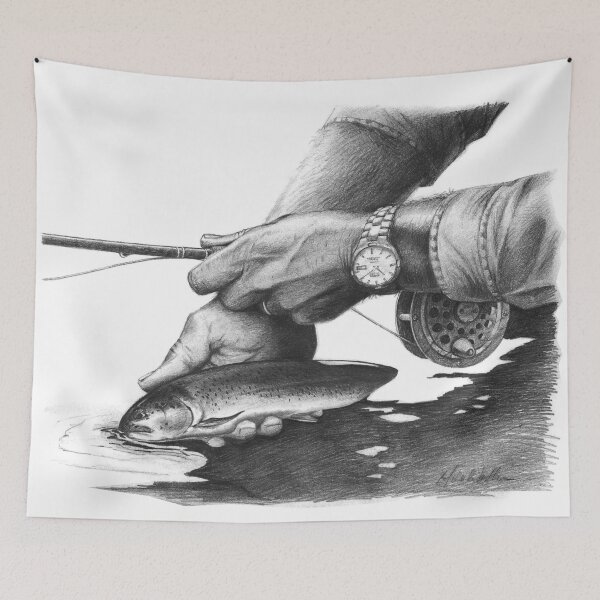 Item preview, Flyfishing Art designed and sold by mikeworthen.