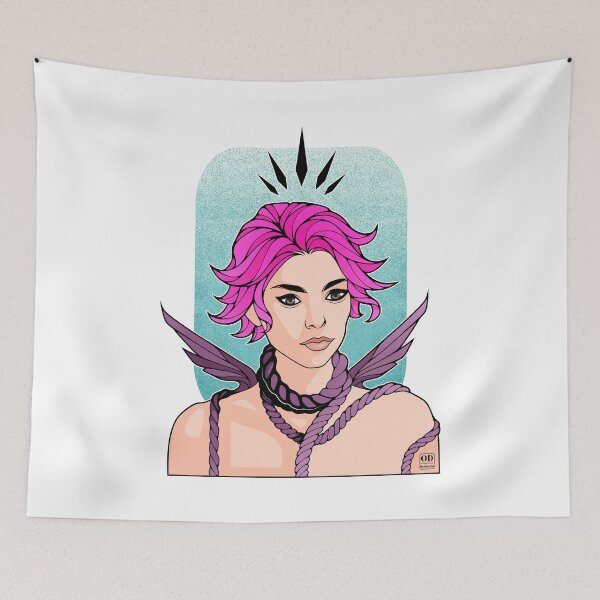 Item preview, Anime Non Binary Angel with Wings  designed and sold by ObsidianDaz.