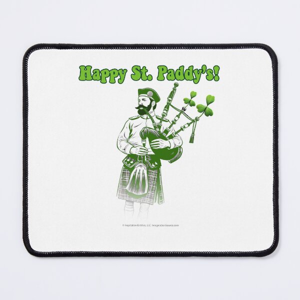 Artikelvorschau, Frohes St. Paddy's! - Dudelsackspieler entworfen und verkauft von The Imagination Source™.