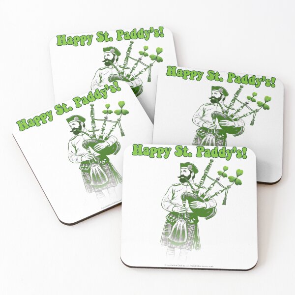 Item preview, Happy St Paddy's! - Bagpipe Player designed and sold by The Imagination Source™.