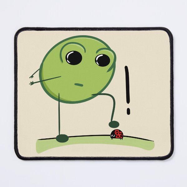 Item preview, Frog encounters ladybug designed and sold by hellenjellen.