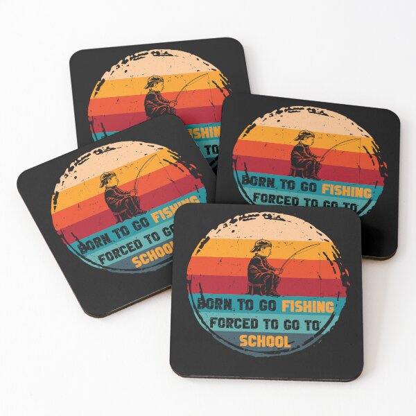 Item preview, Born To Go Fishing Forced To Go To School designed and sold by GRABAPSHOP.