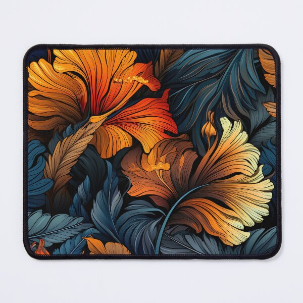 Item preview, Gladiolus Tile 19: Rainbow Trumpets Soaring on Blazing Vibrant Spears of Floral Fire designed and sold by TheBrainArt.