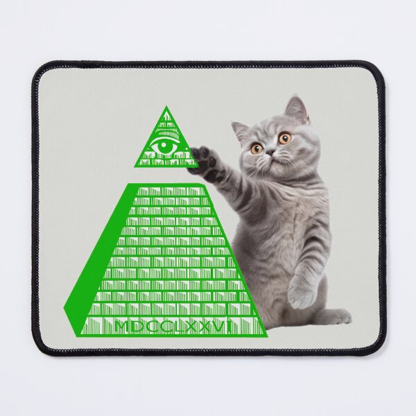 Item preview, Illuminaughty Pyramid Kitten Eye designed and sold by LoucheHQ.