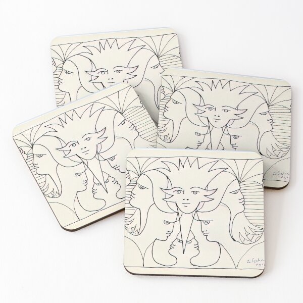 Item preview, jean cocteau artwork jean cocteau paintings  designed and sold by Rayscompany.